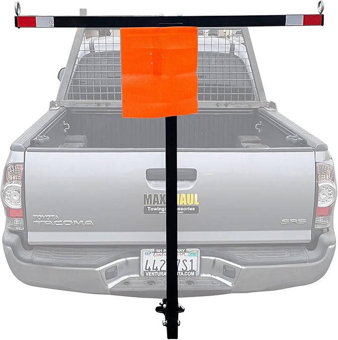MaxxHaul 70229 Pick-Up Truck Bed Extender - 350 lb Capacity For Ladder, Rack, Canoe, Kayak, Long Pipes and Lumber , Black, 53.2 x 17.2 x 2.5 inches