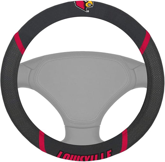 FANMATS NCAA Unisex-Adult Embroidered Steering Wheel Cover