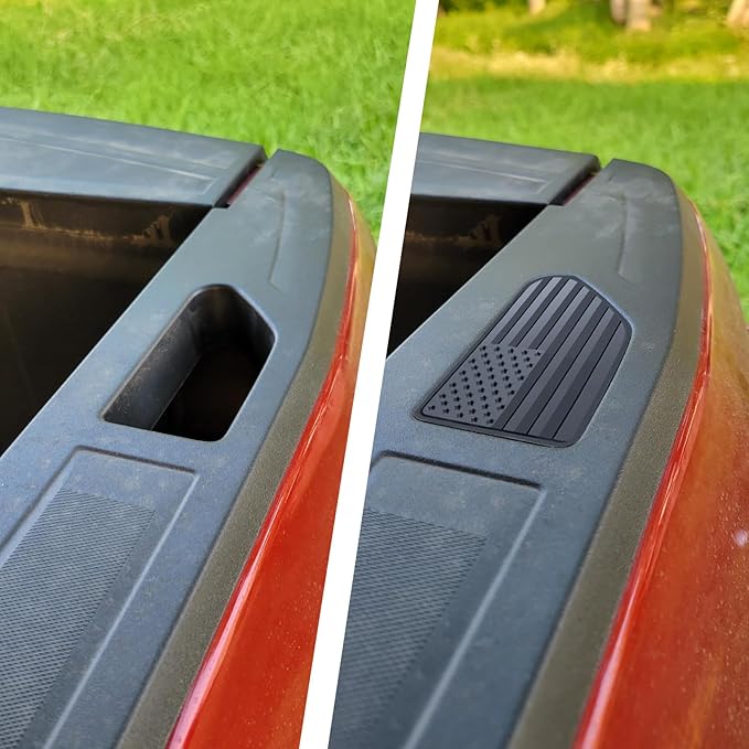 Bed Rail Stake Pocket Covers for GMC Chevy Silverado Sierra 1500 2019-2024 2025 2026, GMC Sierra 2500 3500HD 2020-2024 2025 2026, Truck Caps Rear Holes Plugs Covers Black