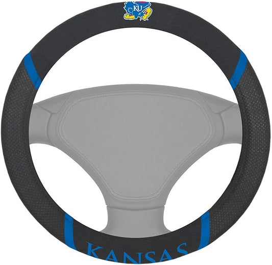 FANMATS NCAA Unisex-Adult Embroidered Steering Wheel Cover