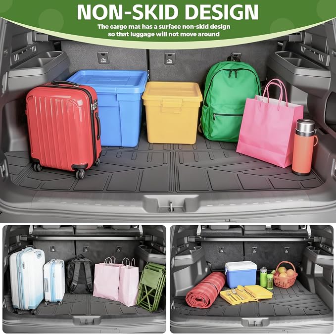 Trunk Mat for 2025 2026 Toyota 4Runner 5 Seats Gas, Rear Cargo Mat All Weather TPE Protector Trunk Liner Accessories(Not for Hybrid EV/i-Force MAX)