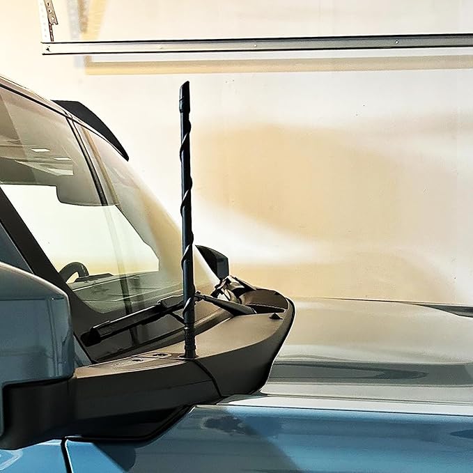 KSaAuto Antenna for 2009-2026 Ford F150, 2017-2026 F250 F350, Ford F-150 Truck Short Antenna 13 Inch, F 150 Car Radio FM AM Reception, Black, KF-2