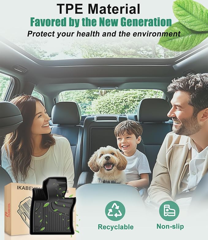 All Weather Floor Mats Fit for 2025-2026 Lexus UX 300h; 2019-2024 Lexus UX 250h; 2019-2022 UX 200 - Custom Fit TPE Floor Liners Accessories for UX 1st and 2nd Row Full Set Car Mats