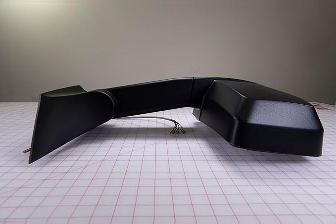 Velvac 718470 2020XG Mirror Assembly – Right Hand, Heated/Remote, 96" Black Arm – Fits GM/Chevy Cutaway Vans – OEM-Grade Side Mirror for Commercial Vehicles