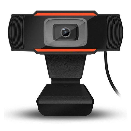 720p HD Webcam with Mic Rotatable PC Desktop Web Camera Cam Mini Computer WebCamera Cam Video Recording Work Video Calling and Recording For Camera Desktop OR Laptop Gaming Conferencing & Working