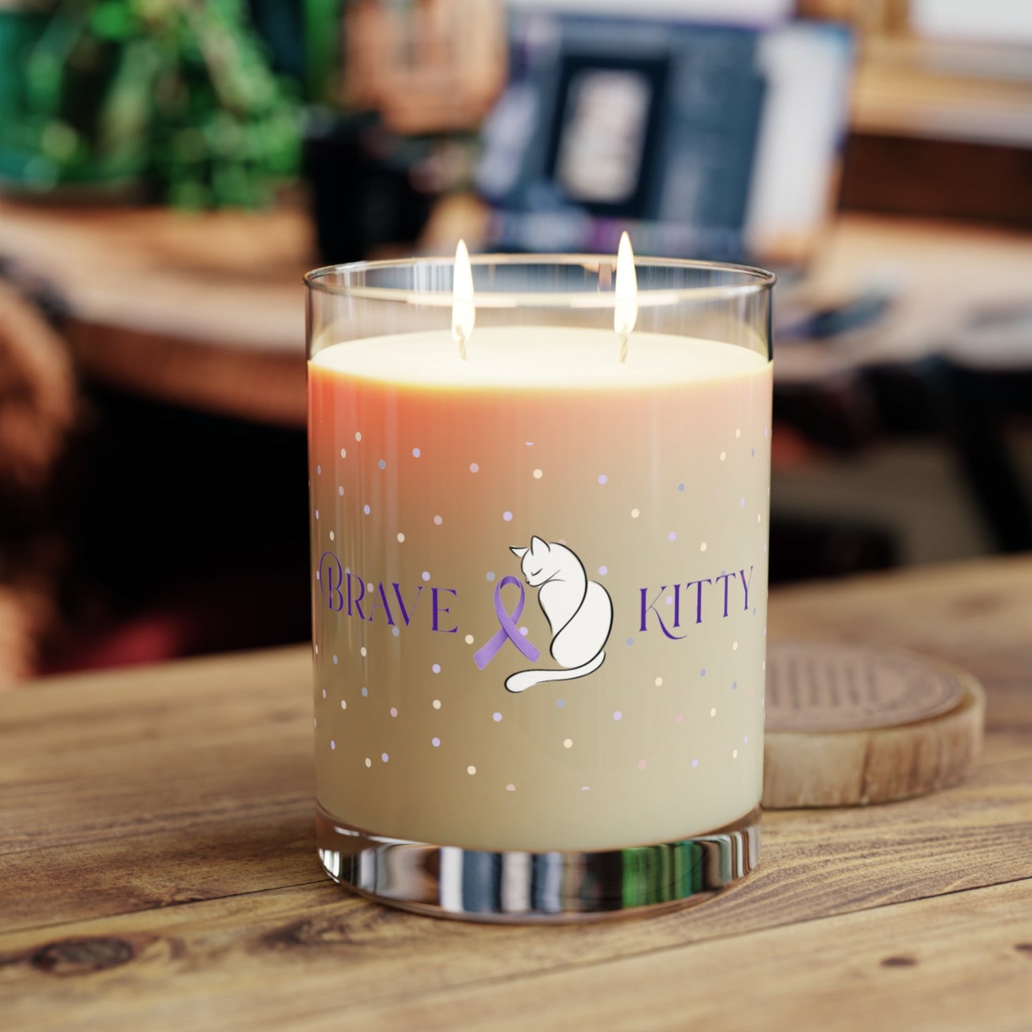 Brave Epikitty Soy Candle | Epileptic Cat Awareness Candle