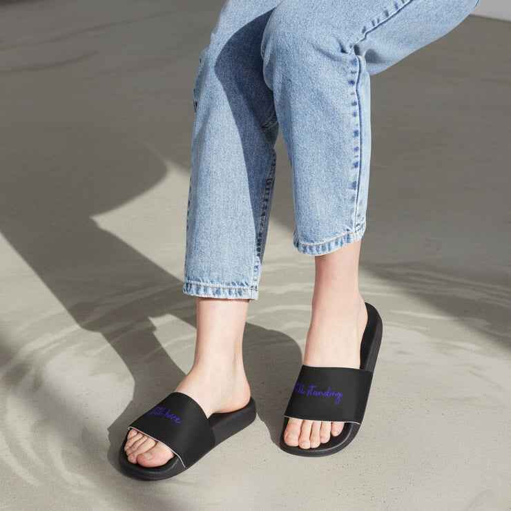 “Still Here / Still Standing” Slide Sandals — Quiet Strength Edition