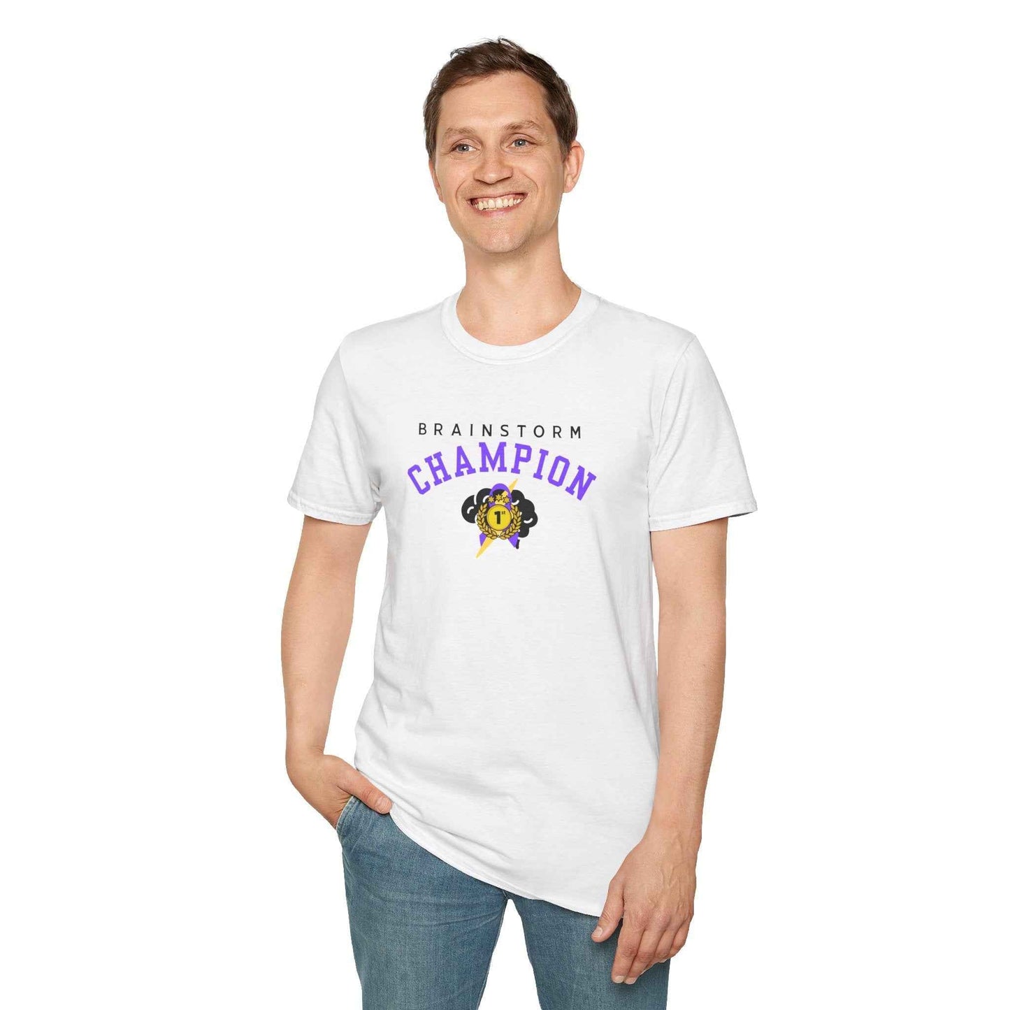 Brainstorm Champion Tee – Neurostrong Graphic T-Shirt