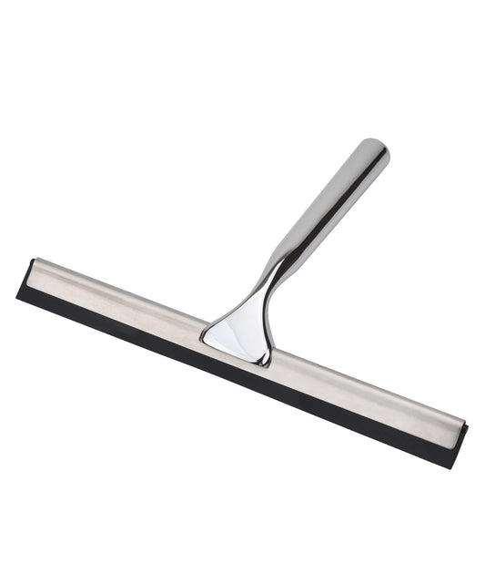 Adjaso All Purpose Stainless Steel Squeegee for Glass Shower Doors Car Window Home Mirrors Bathroom Cleaner Wiper