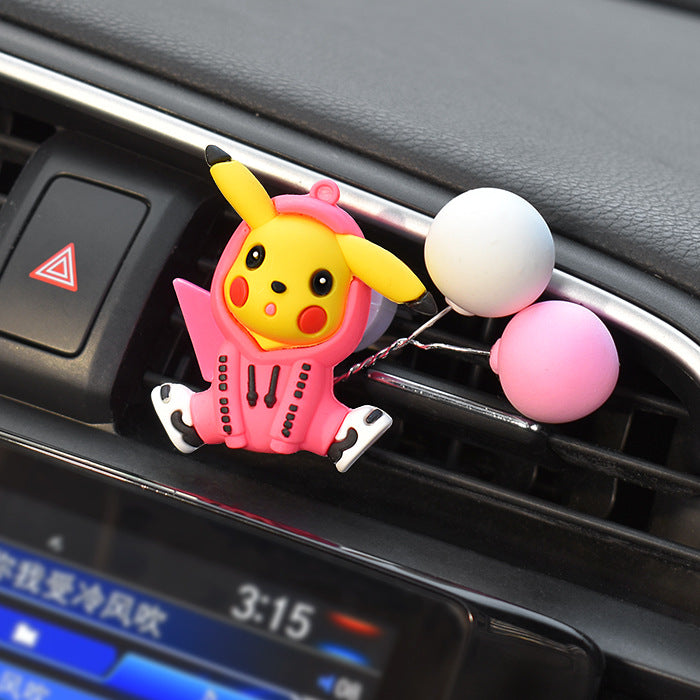 Pikachu Car Air Freshener Clip for Cute Interior Decor