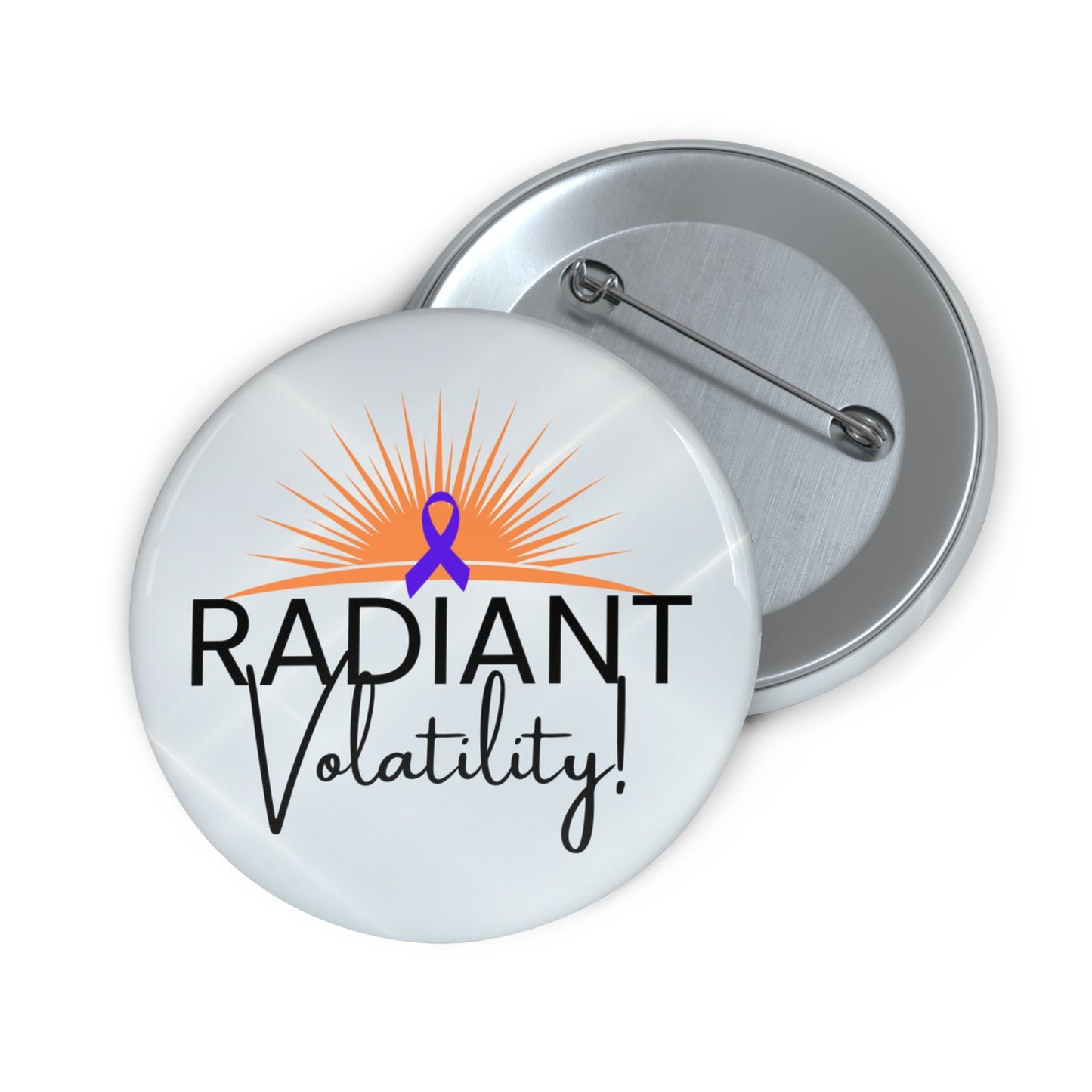 Radiant Volatility Pinback Button