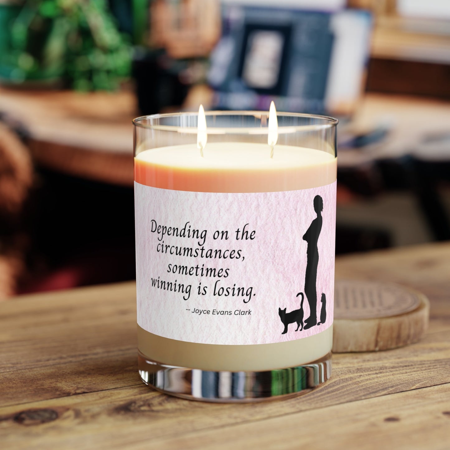 Winning Is Losing Candle | Reflective Quote Soy Candle