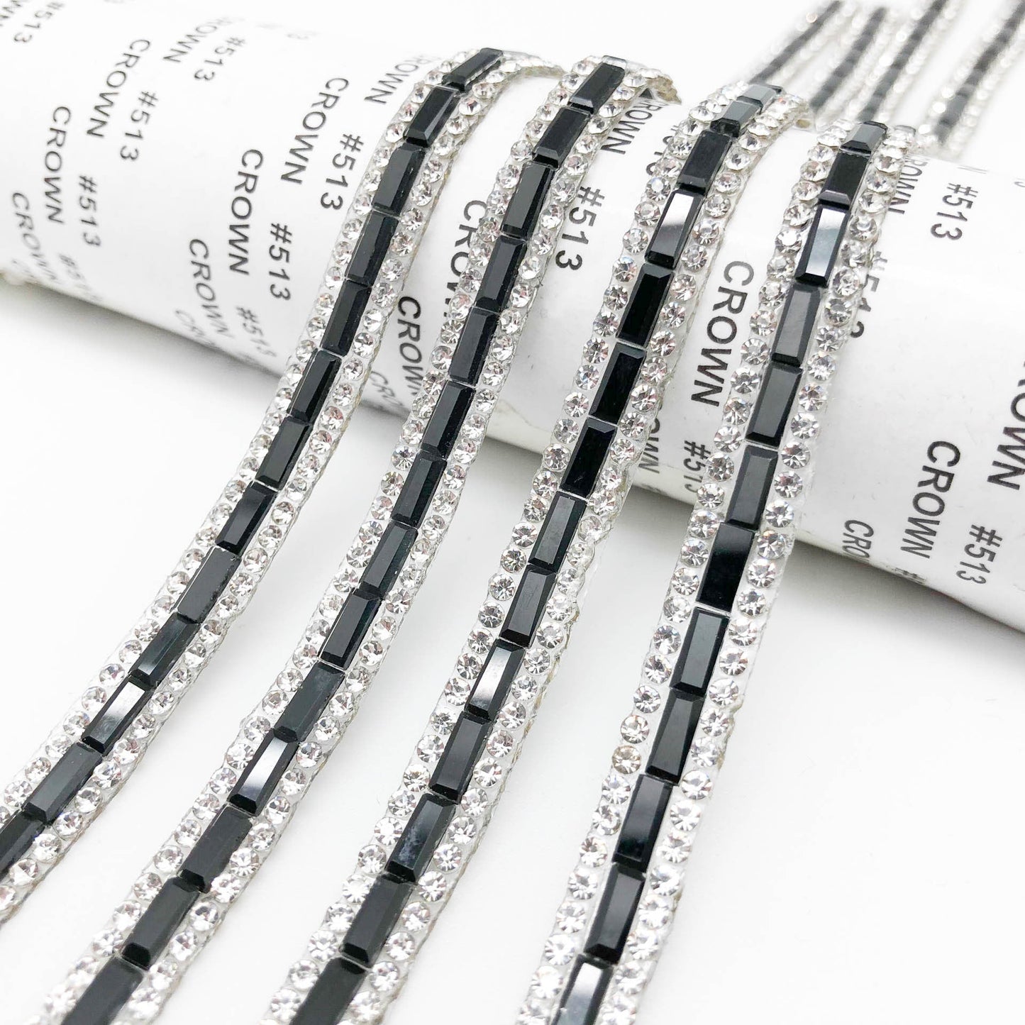 Glass Crystal Back Glue Drill Strip Personalized DIY Accessories