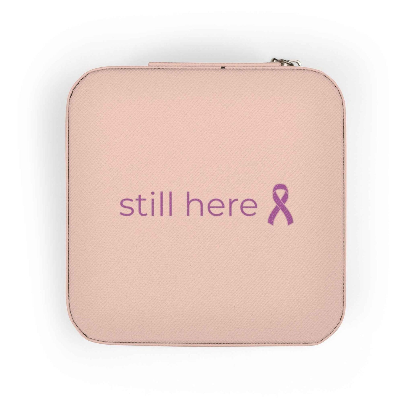 Still Here — Compact Travel Case (Blush)