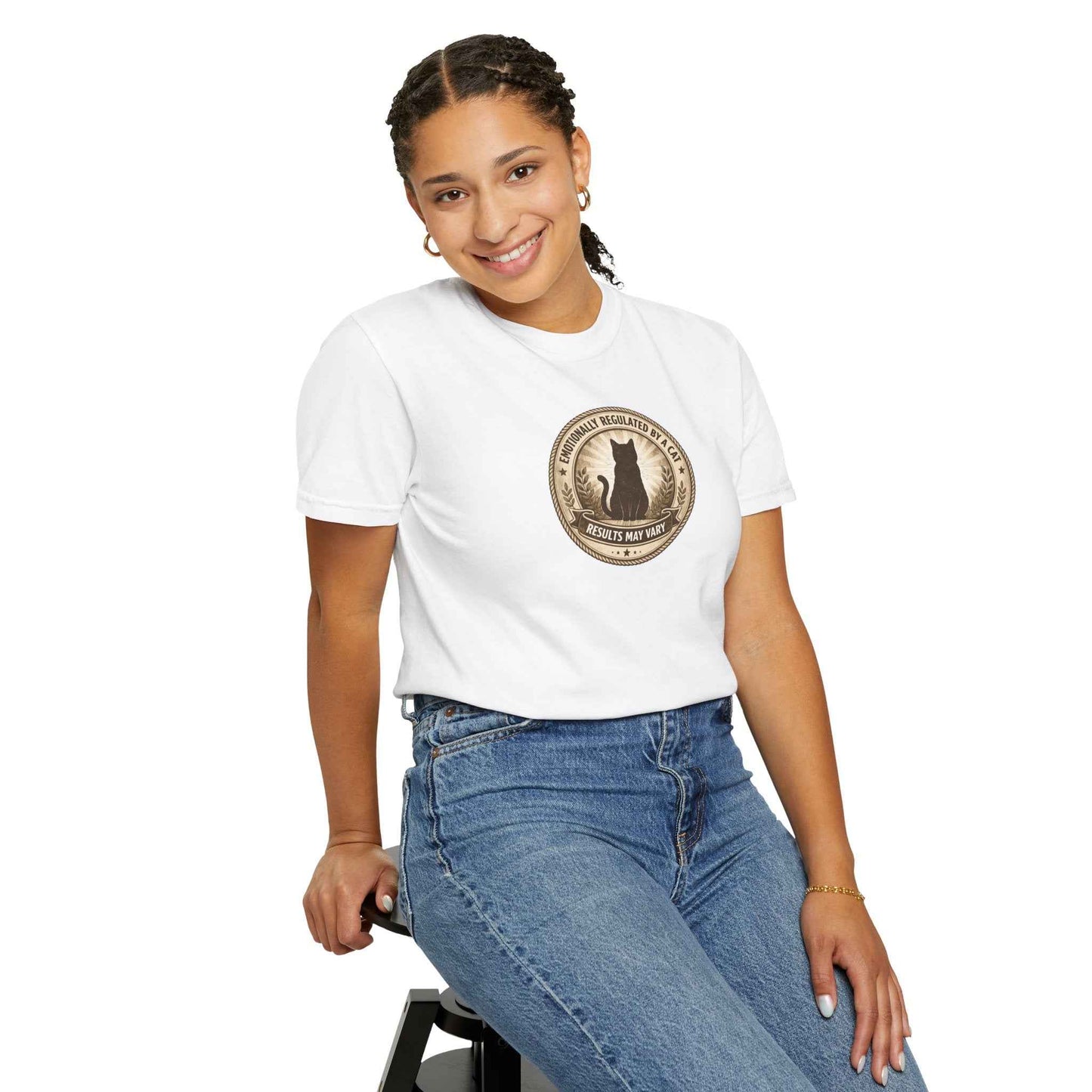 Emotionally Regulated by a Cat T-Shirt