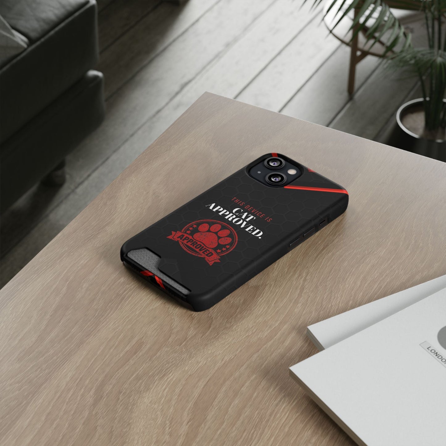 Cat Approved iPhone Case — Official Stamp Edition