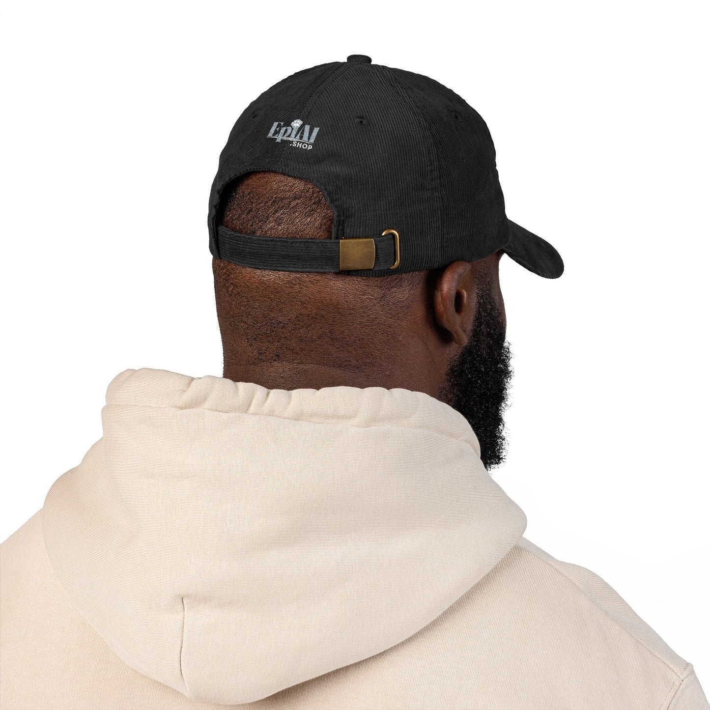 Still Here – Lavender Ribbon Embroidered Corduroy Cap