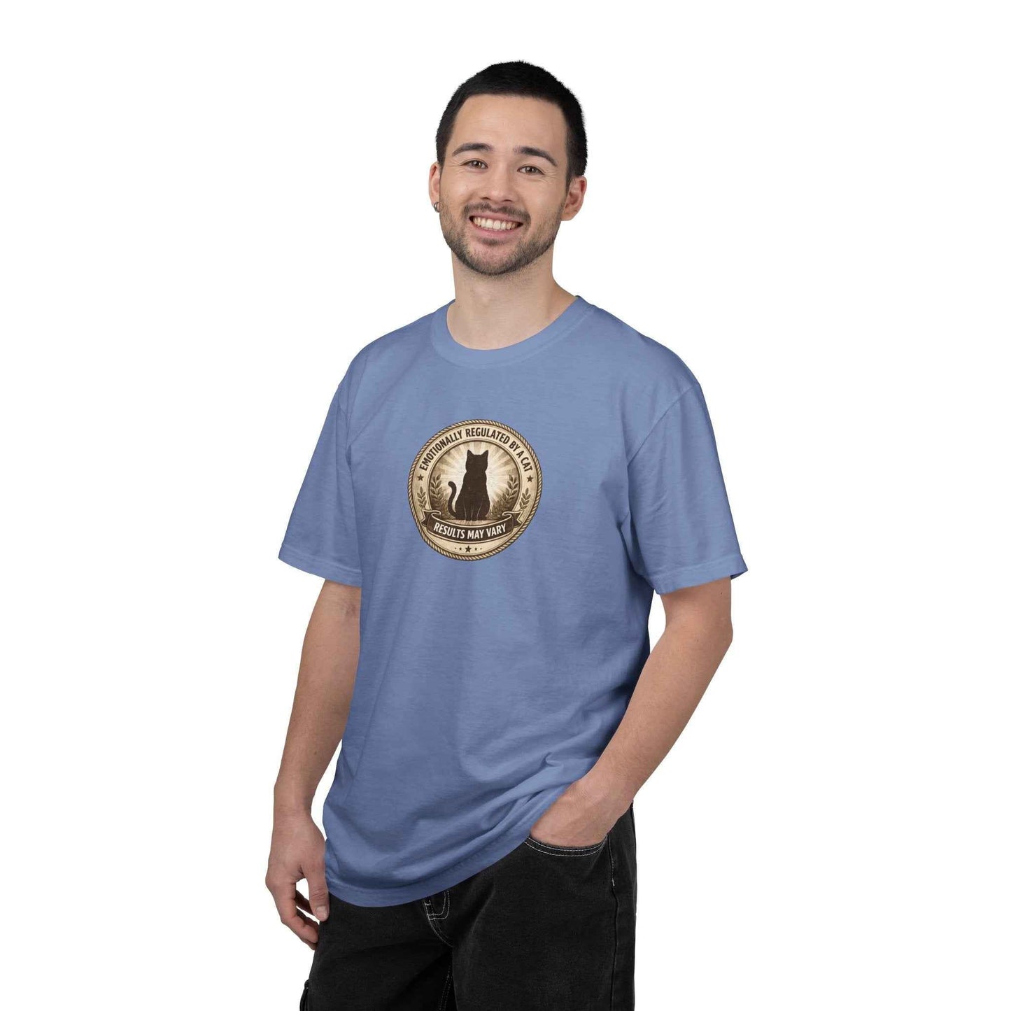 Emotionally Regulated by a Cat T-Shirt