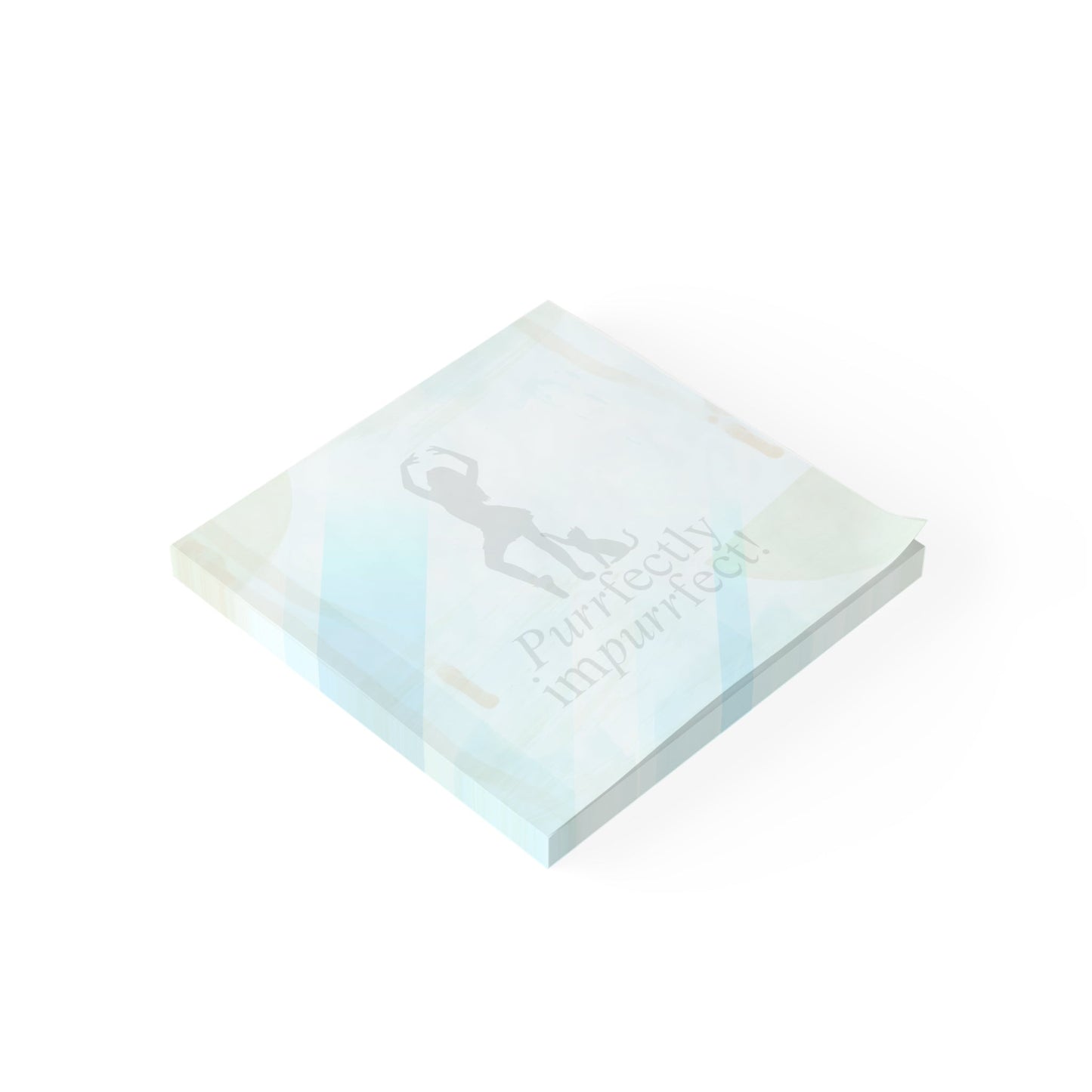 Purrfectly Imperfect — Cat Lover Sticky Notes