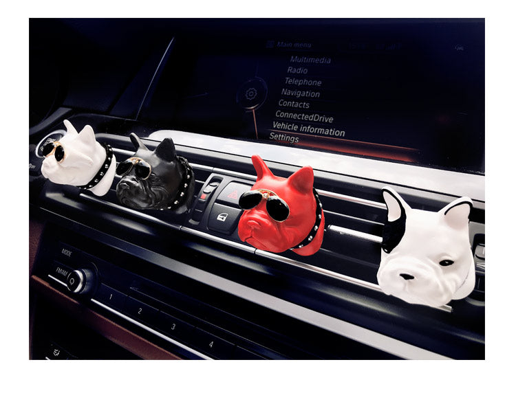 Car Air Freshener Clip - French Bulldog Design