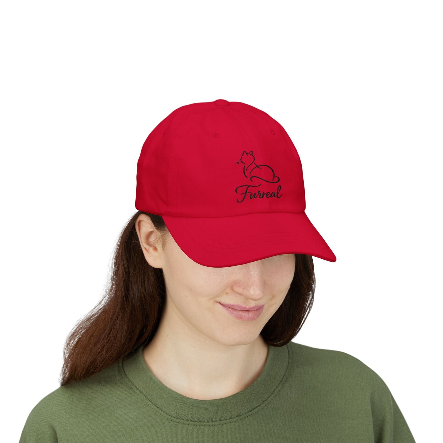 Furreal Dad Hat – Minimal Cat Lover Baseball Cap