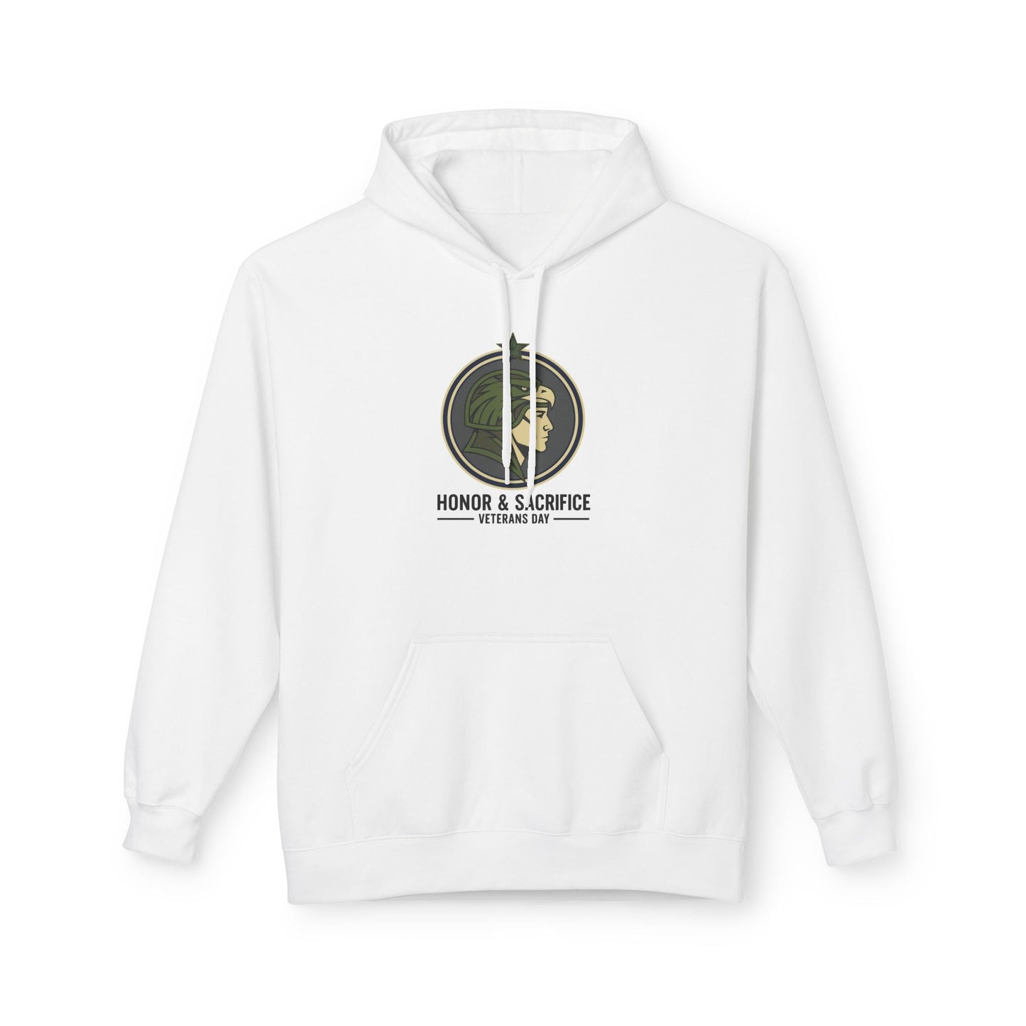 Fleece Hoodie - Honor & Sacrifice Design - Unisex