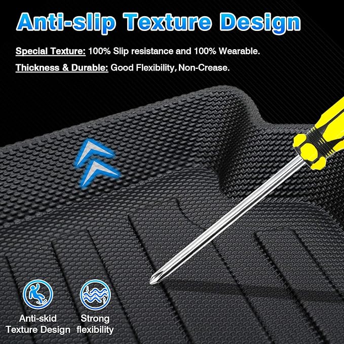 Cartist Cargo Liner Fits for BMW X5 (G05) 2019-2025 2026 (Only for 5 Seater), All Weather Trunk Mat for X5 Accessories Anti-Slip Heavy Duty