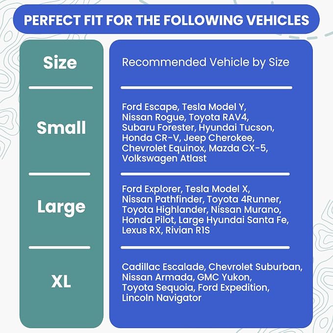 4Knines Split Cargo Liner for SUV – For Dogs & Pets, Heavy-Duty, Waterproof Trunk Mat & Cargo Cover – Fits 60/40 Split Bench & Armrest Pass-Through – Machine Washable, Non-Slip, Durable (Small, Beige)