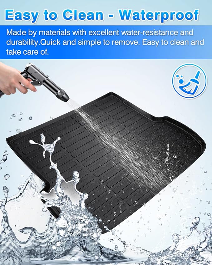 Cartist Cargo Liner Compatible with 2020-2023 2024 2025 Outback All Weather Rear Trunk Mat for Outback High Side Waterproof Heavy Duty