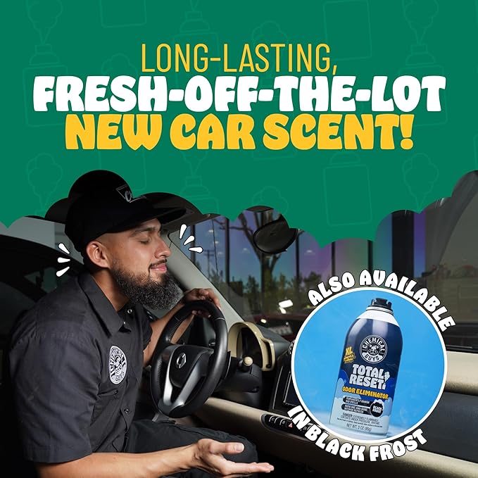 Chemical Guys Odor Eliminating Fogger 3 Pack – New Car Smell, 3 Oz Each – Set-and-Forget System to Remove Smoke, Pet, Gym, and Food Odors in Cars, Trucks, SUVs