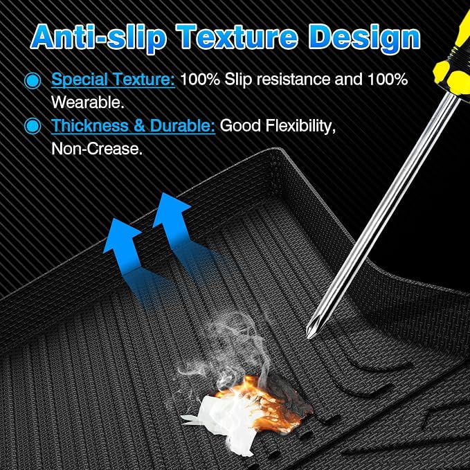 Civic Cargo Liner - Trunk Mat for Honda Civic 2006-2011, All Weather Cargo Mat for Civic Accessories, Heavy Duty Car Mats, Car Accessories