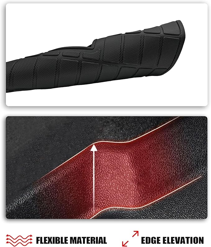 Cargo Liner Compatible with 2020-2025 Cadillac XT6 Trunk Mat Cargo Mat Back Seat Cover Protector (Backrest Mats+Trunk Mat)
