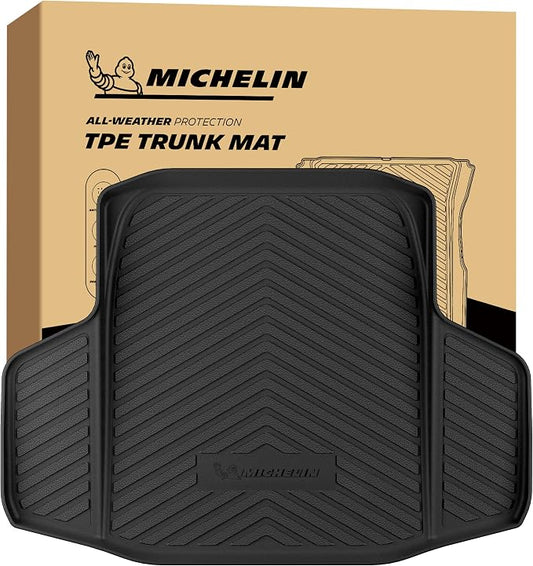 Michelin Vehicle Mats, Premier Series All-Weather TPE Custom Fit Liner for Honda Accord Gasoline & Hybrid 2018-2026 Trunk Mat(1 Piece)