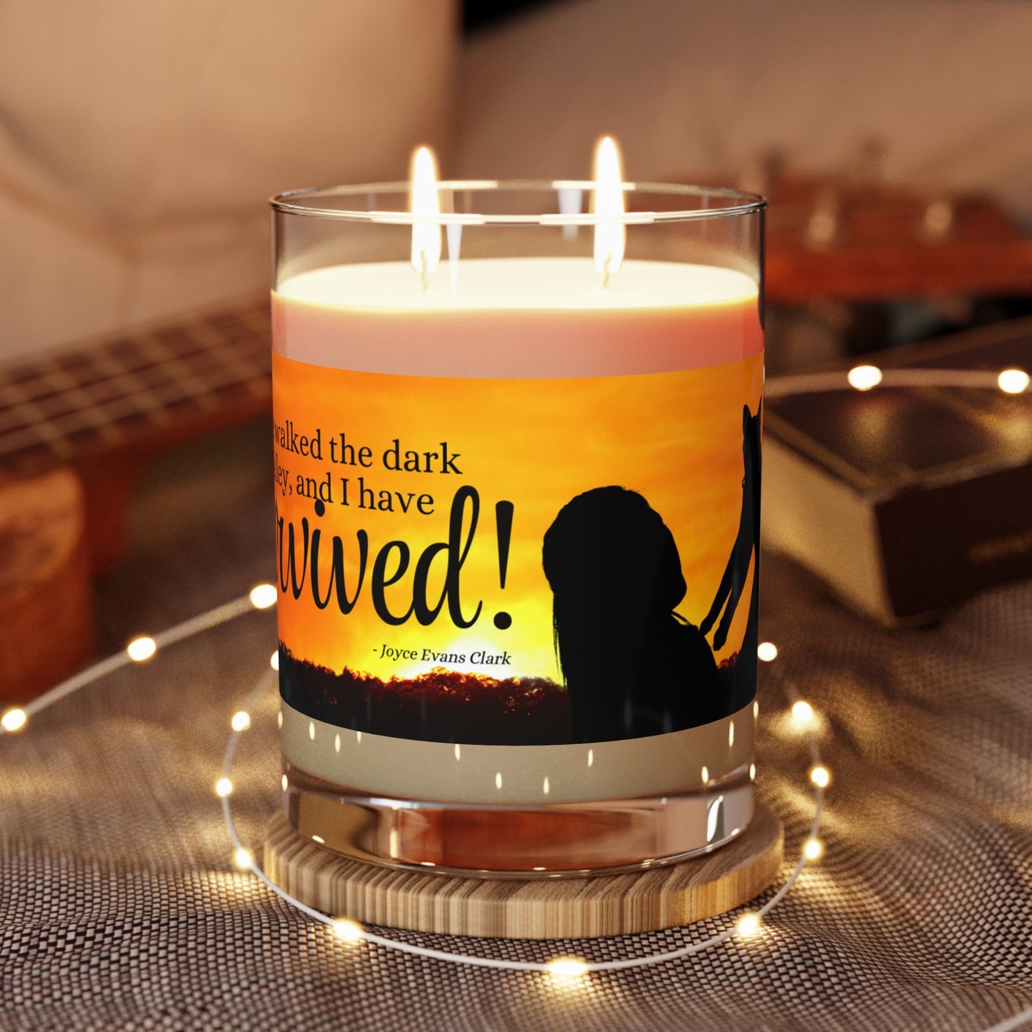 I Survived Candle | Resilience Quote Soy Candle