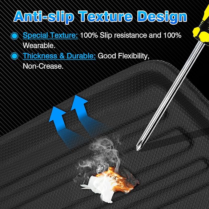 Rav4 Cargo Liner - Trunk Mat for Toyota RAV4 2006-2012, All Weather Cargo Mat for Rav4 Accessories, Heavy Duty Car Mats, Car Accessories