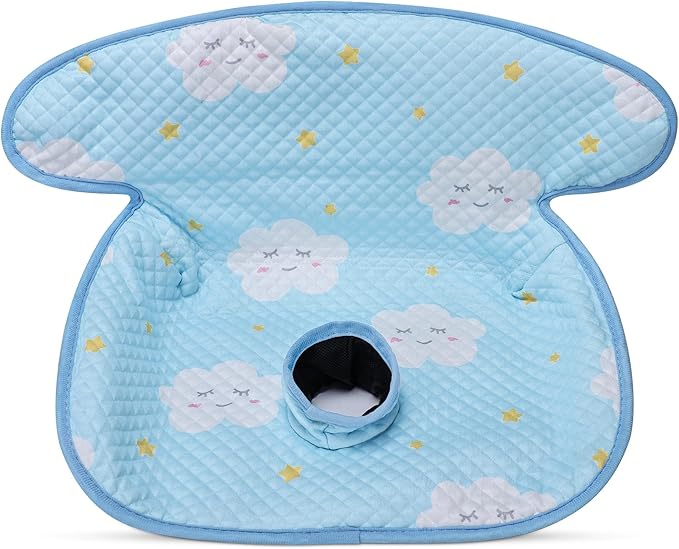 COOLBEBE Car Seat Protector for Potty Training, Dry Waterproof Car Seat Liner Toilet Training for Baby Infant Toddler, Piddle Pads Cover Car Seat Pad for Strollers & Carseat (Blue)
