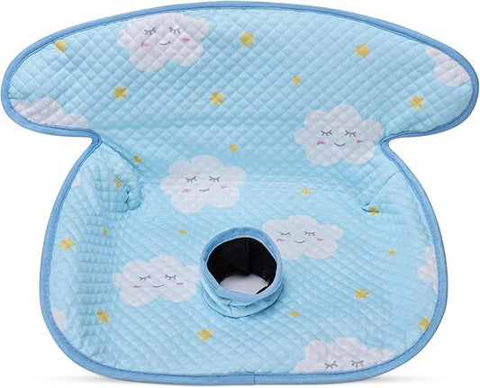 COOLBEBE Car Seat Protector for Potty Training, Dry Waterproof Car Seat Liner Toilet Training for Baby Infant Toddler, Piddle Pads Cover Car Seat Pad for Strollers & Carseat (Blue)