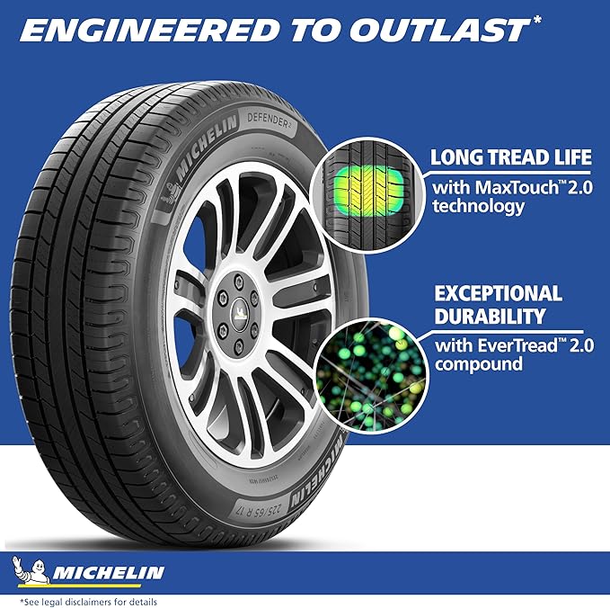 MICHELIN Defender2 All-Season Tire for Cars, Minivans, SUVs and Crossovers - 235/50R18/XL 101V