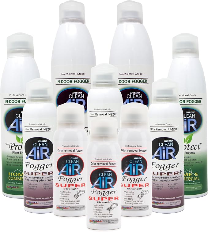 DWD2 Clean Air Total Odor Elimination Bundle for Organic and Inorganic Odor Control