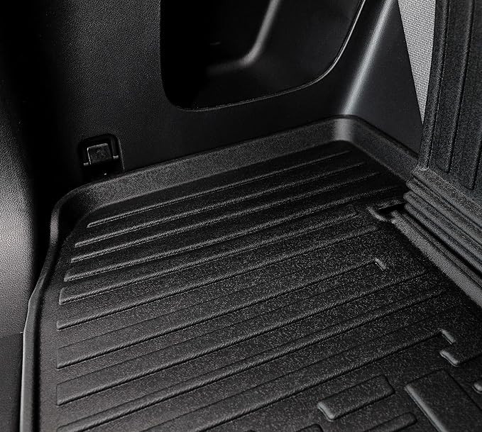 Cargo Mat with Backrest Mats for 2024 2025 2026 Hyundai Santa Fe Car Mat Accessories, All Weather TPE Protector Cargo Liner Trunk Mat(Cargo Mat with Backrest Mats)