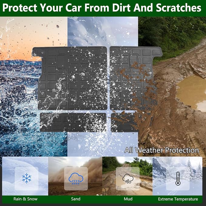 xipoqix Cargo Mat Backrest Mat Compatible with 2016-2022 Honda HRV TPE Cargo Liner Back Seat Protector Replacement for 2016-2022 Honda HR-V Accessories (Trunk Mat+Backrest Mats)