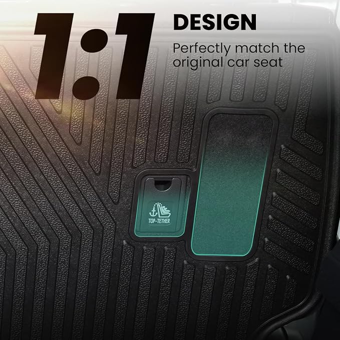 LASFIT Premium Extra Thick Rear Seat Back Covers for Toyota 4Runner 2025 2026 Seat Back Cover | TPE Custom Fit Waterproof 4 Runner 5/7 Seater Second Row Back Seat Backrest Protector Mat Liner
