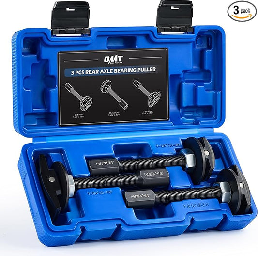Orion Motor Tech Rear Axle Bearing Puller Tool Set, Rear Axle Bearing Remover Set, Rear Axle Bearing Removal Tool Kit with 3 Sizes 1-1/4 to 1-7/8, 1-5/16 to 2-3/8, & 1-3/8 to 2-7/8