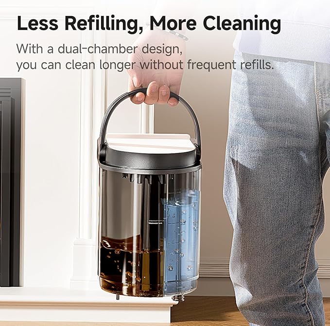 uwant Portable Carpet Cleaner 18Kpa Powerful Suction Carpet Cleaner Machine for Pets, Cars, Furniture with Cleaning Tools& Solution Low Noise Technology Upholstery Cleaner for Home, Rugs, Spot