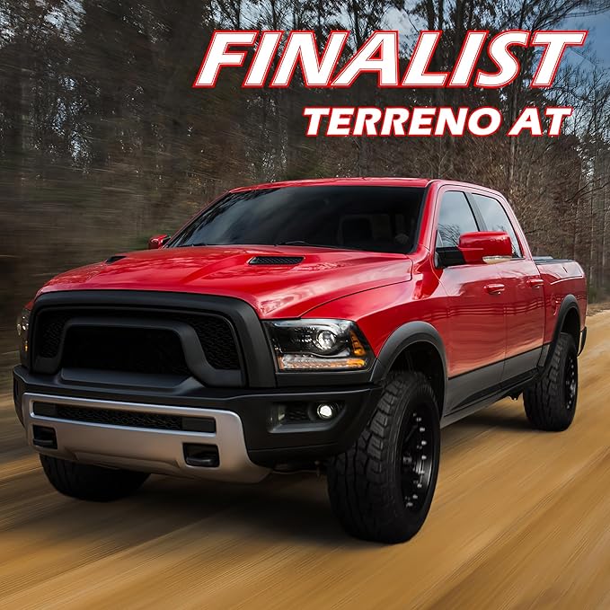 Set of 4 (FOUR) Finalist Terreno A/T LT265/75R16 123/120S 10 Ply Load Range E Light Truck All Season All Terrain Tires 265/75/16 (Tire Only) + 3 Year Road Hazard Warranty Included 265/75/16