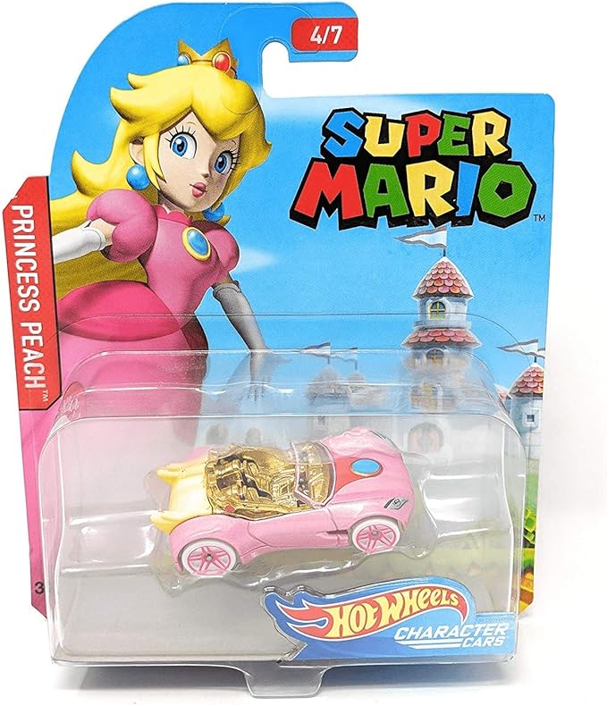 Hot Wheels 2017 Super Mario Character Cars Set of 7