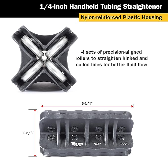 Titan 85522 1/4-Inch Handheld Tubing Straightener