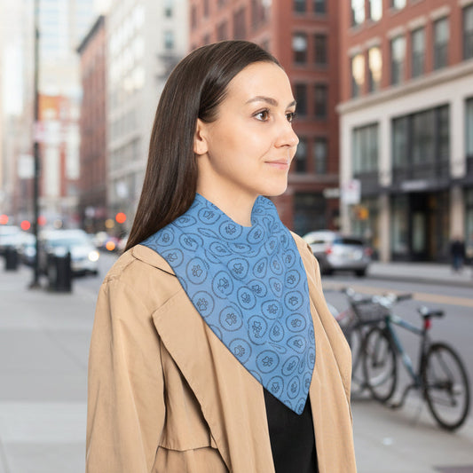 “Approved by the Cat, Conditionally” Poly Scarf | Lightweight Statement Scarf