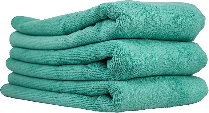 Chemical Guys MIC36403 Workhorse XL Green Professional Grade Microfiber Towel, Exterior (Safe for Car Wash, Home Cleaning & Pet Drying Cloths) 24" x 16", Pack of 3
