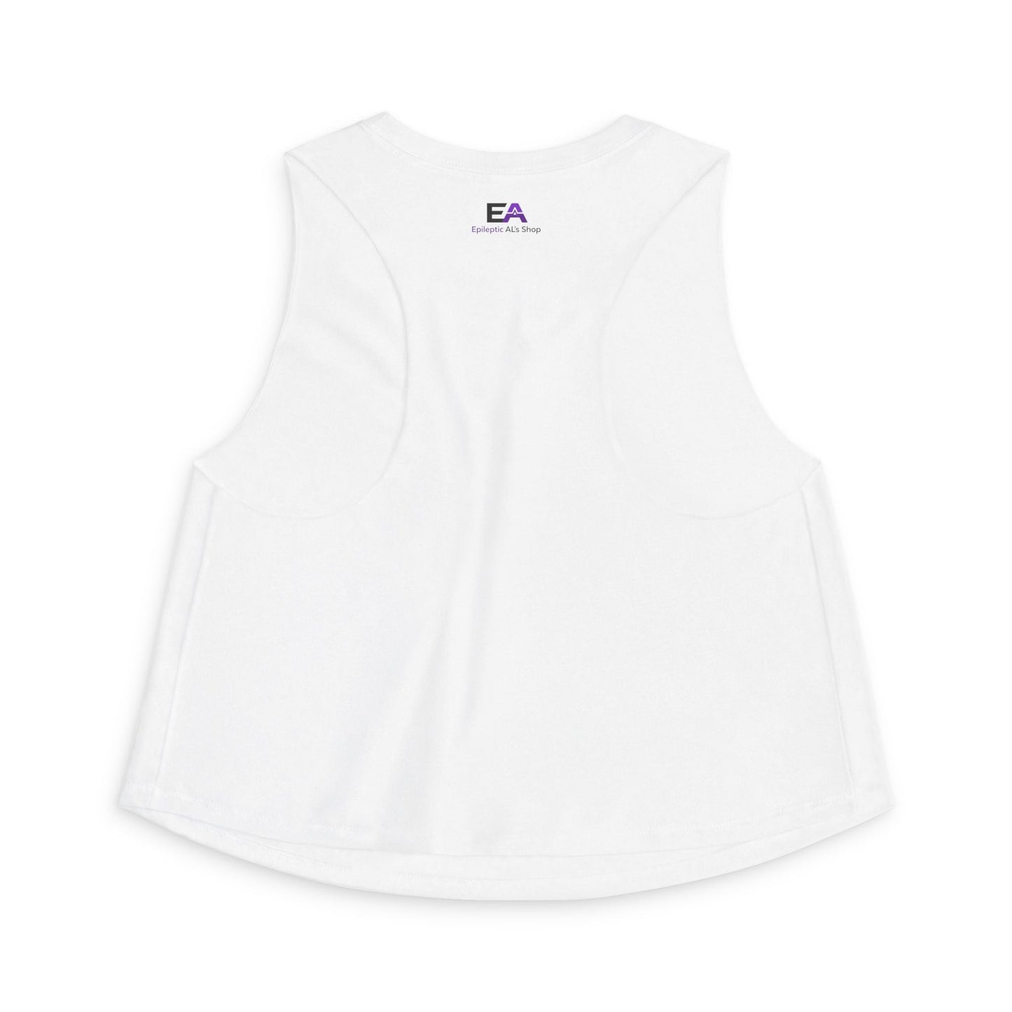 Stable Instability Epilepsy Awareness Crop Tank – Purple Ribbon Minimalist Crop Top